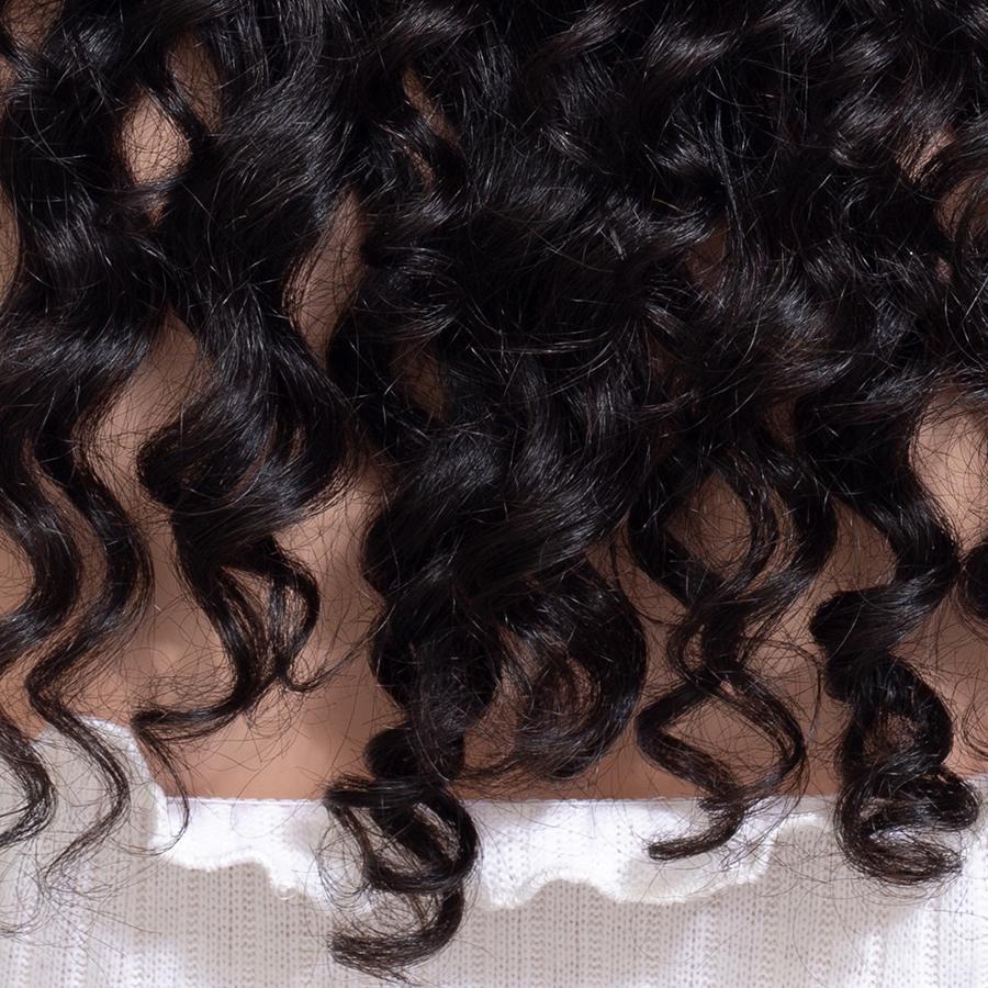 Fiberblack small curly wig